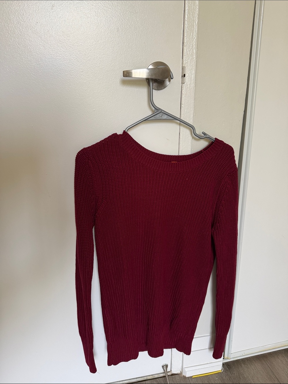 Joe Fresh Maroon Crewneck Sweater
